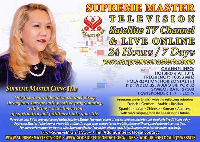 “Supreme Master Television”: Sattelite TV Channel & Live Online 24 Hours / 7 Days